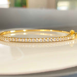 Beautiful Gold Bangle for Women - Waverly Design by Alessandra James.
