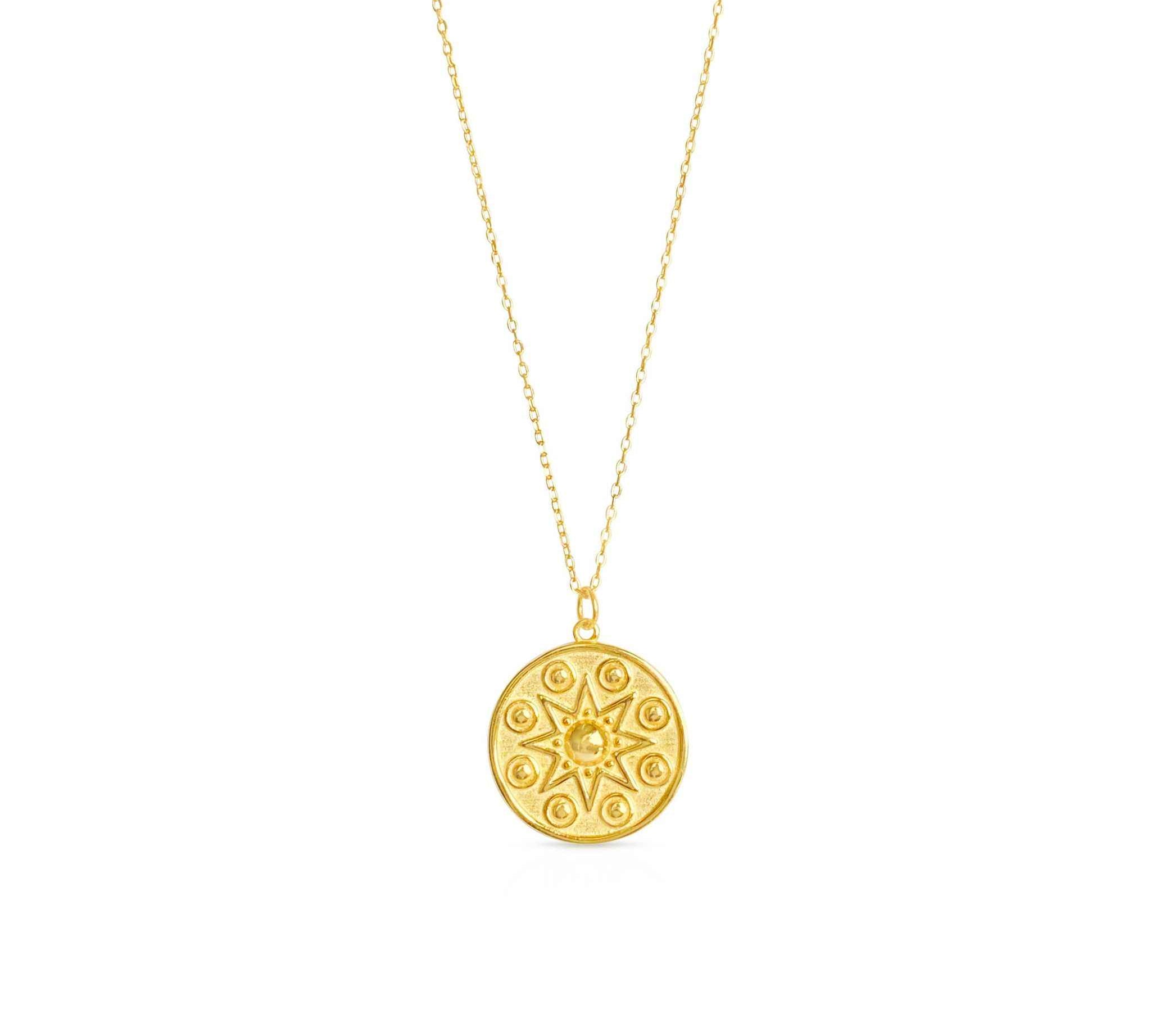 18k gold-plated sterling silver star pendant necklace symbolizing hope - Alessandra James quiet luxury jewelry.