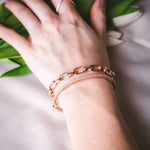 Alessandra James's Waverly Bangle - A Must-have in Rose Gold Jewelry Collection.
