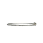 Elegant Waverly Bangle in 925 Sterling Silver by Alessandra James.