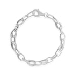 Timeless Double Link Bracelet in Sterling Silver for Women - Alessandra James Collection.